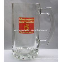 500ml Beer Glass Mug/Beer Stein/Promotional glass mug Wholesale Drinkware